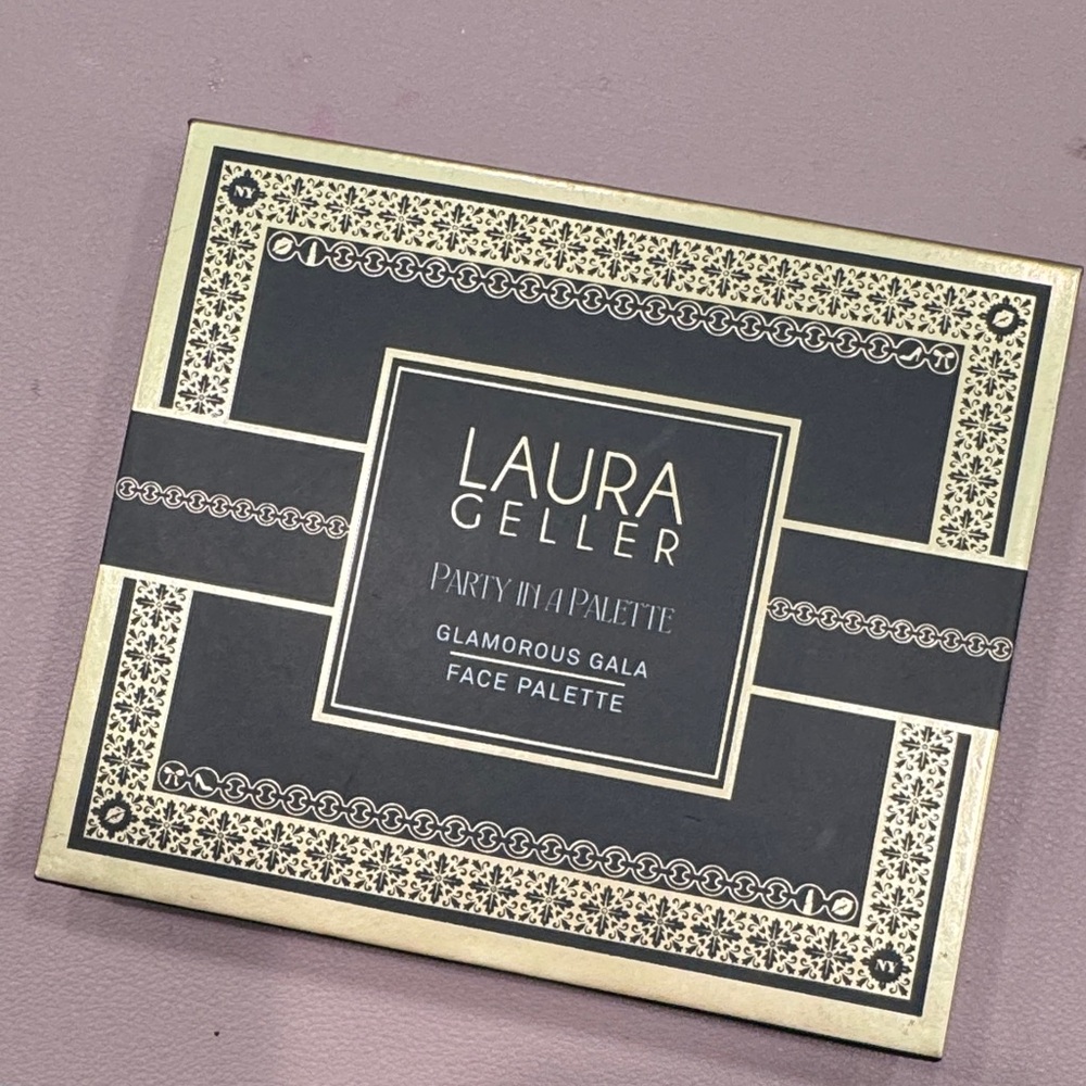 Laura Geller Black & Gold Decorative Face Palette